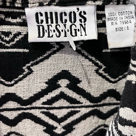 Chico’s Design Woven Cotton Blazer - Picture 8 of 11